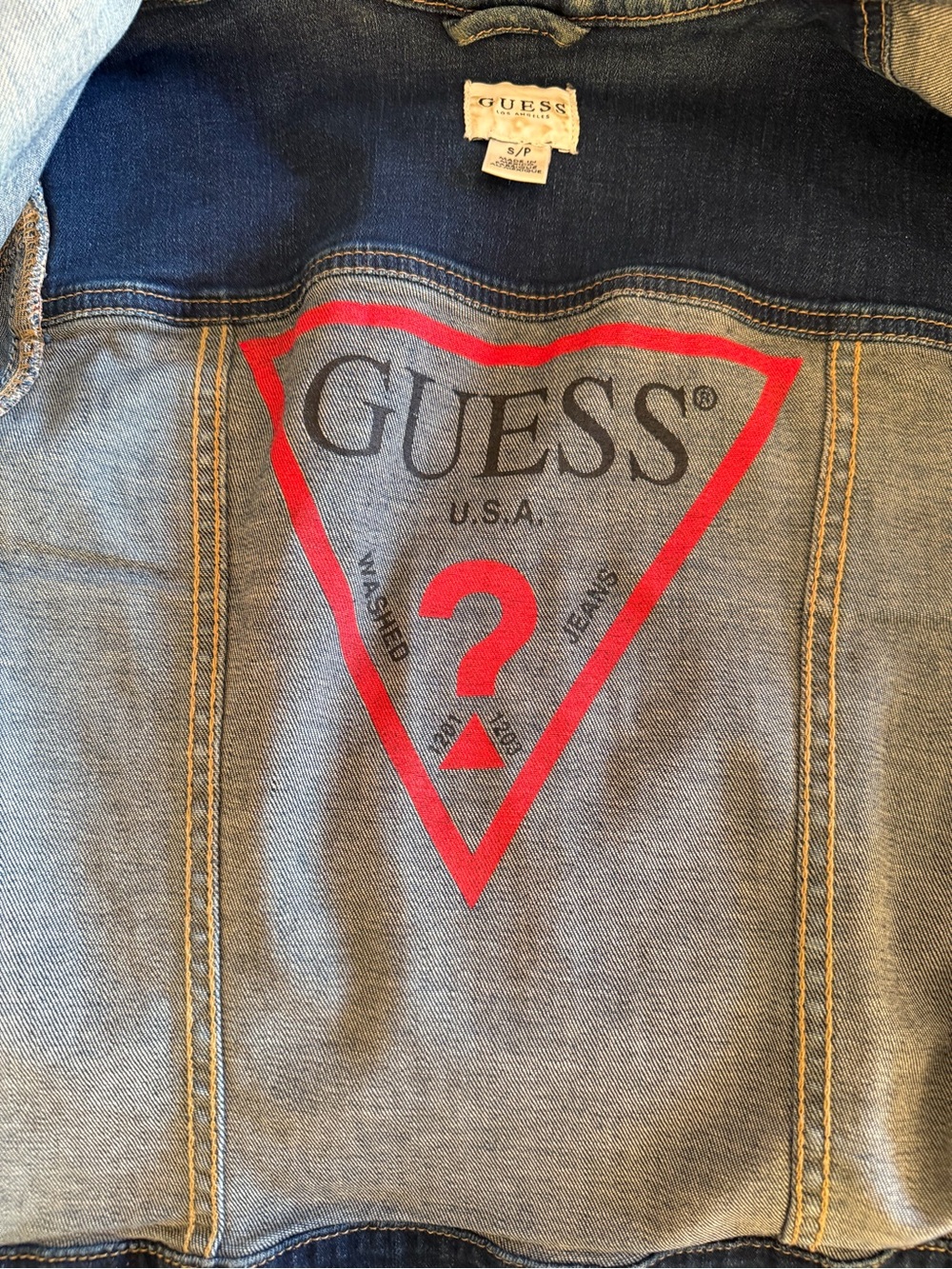 Guess Denim Blue Women's Trucker Jacket - Picture 3 of 3